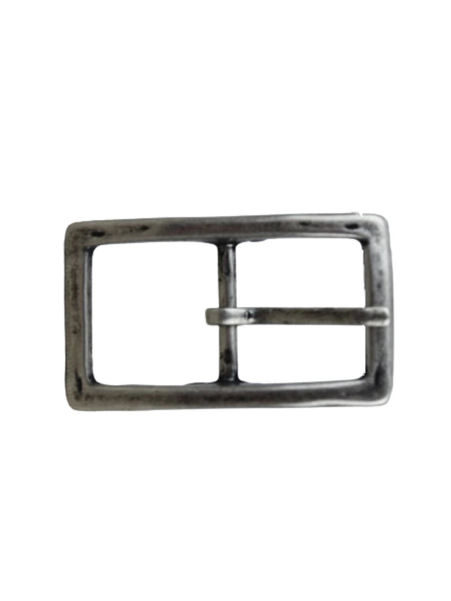 Hebilla Metálica Rectangular Estrecha en Plateado Envejecido - CJ3426/12