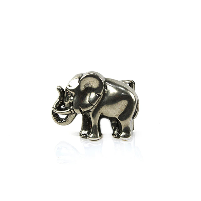 vista 3 plateado hebilla cinturon elefante cuerpo entero plateado — CJ3457/1