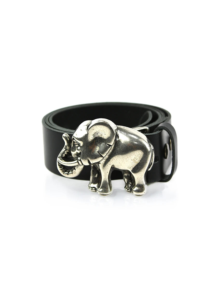 vista 4 plateado hebilla cinturon elefante cuerpo entero plateado — CJ3457/1