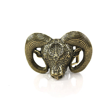 Hebilla para Cinturón de Carnero (Aries) | Acabado en Metal - CJ63401/3