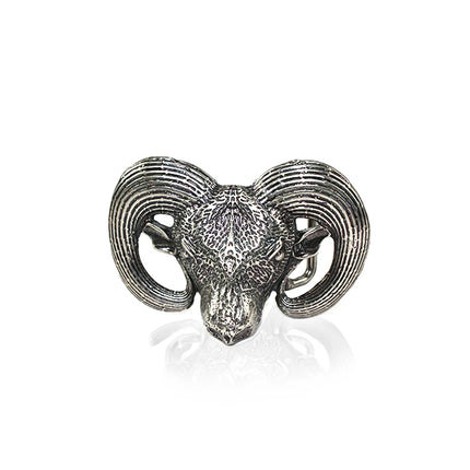 Hebilla para Cinturón de Carnero (Aries) | Acabado en Metal - CJ63401/3