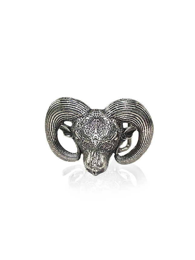 Hebilla para Cinturón de Carnero (Aries) | Acabado en Metal - CJ63401/3