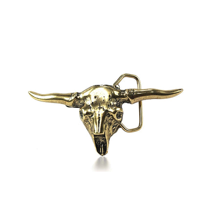 Hebilla de Calavera de Toro Longhorn | Estilo Western - CJ63405/3