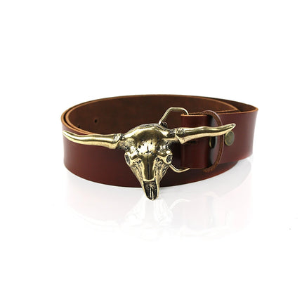 Hebilla de Calavera de Toro Longhorn | Estilo Western - CJ63405/3
