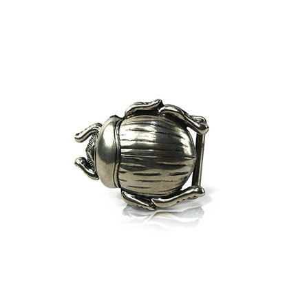 Hebilla para Cinturón de Escarabajo Egipcio | Estilo Místico en Plata Vieja - CJ3450/1