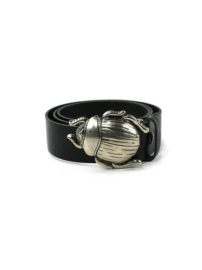 Hebilla para Cinturón de Escarabajo Egipcio | Estilo Místico en Plata Vieja - CJ3450/1