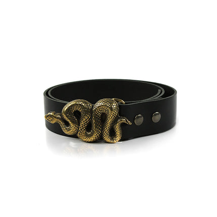 Hebilla de Serpiente Enroscada | Estilo Místico en Metal - CJ63412/1