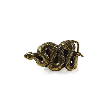 Hebilla de Serpiente Enroscada | Estilo Místico en Metal - CJ63412/1