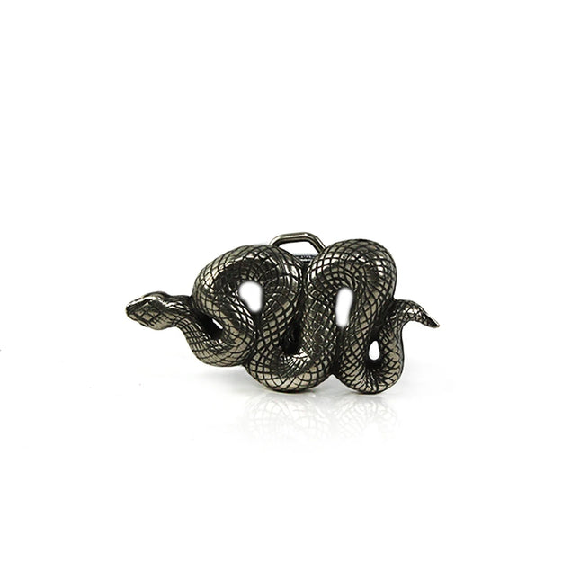 vista 3 plateado hebilla cinturon serpiente enroscada plateado — CJ63412/1