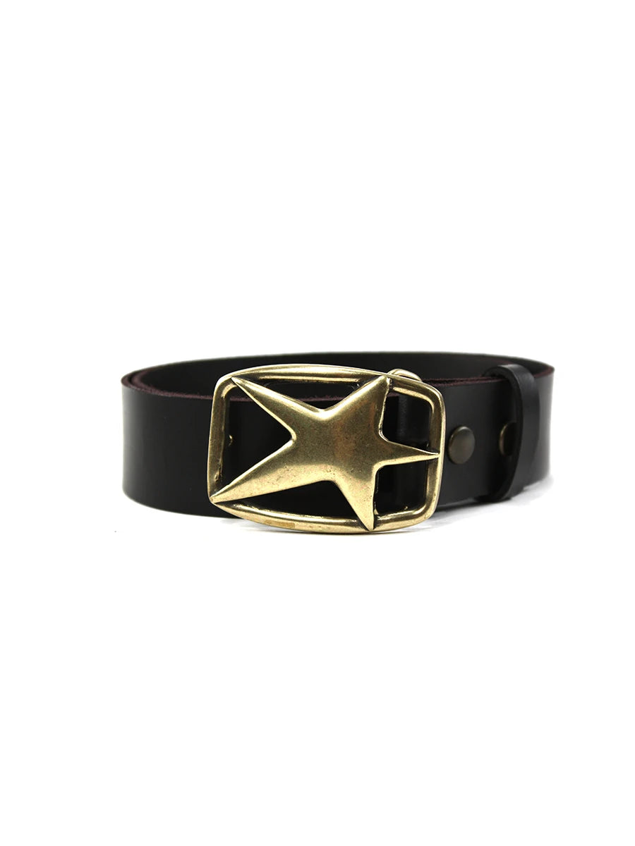 detalle dorado hebilla cinturon estrella rock laton dorado — ref. CJ3713/1