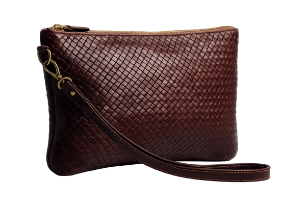Bandolera de Piel Dorado para Mujer | CJ7215