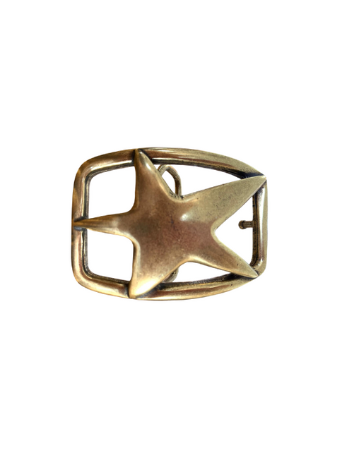 hebilla de piel para unisex vista frontal — CJ7713