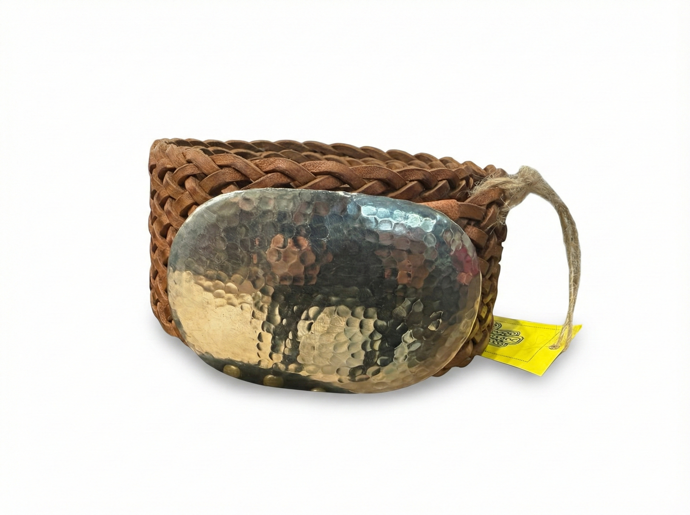 satchel de piel marrón para mujer marrón vista frontal — CJ0225