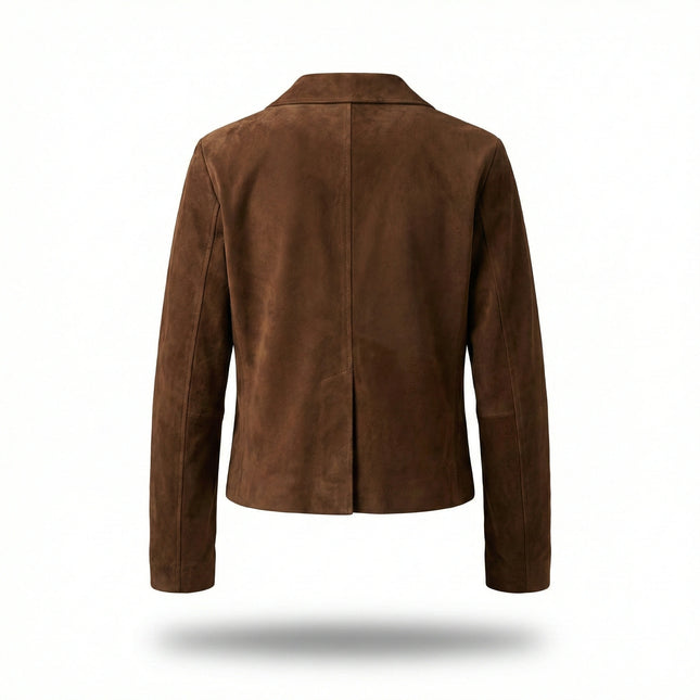 detalle chaqueta de piel para unisex — ref. CJ2020