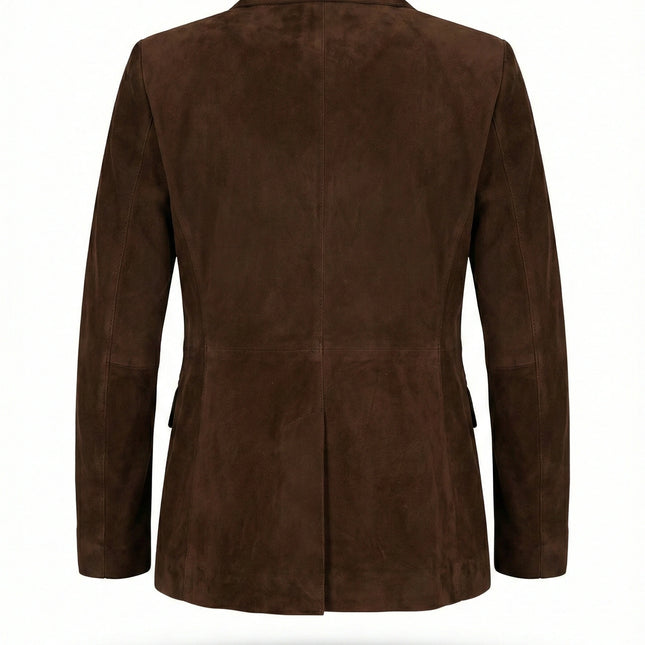 detalle chaqueta de piel para unisex — ref. CJ9989