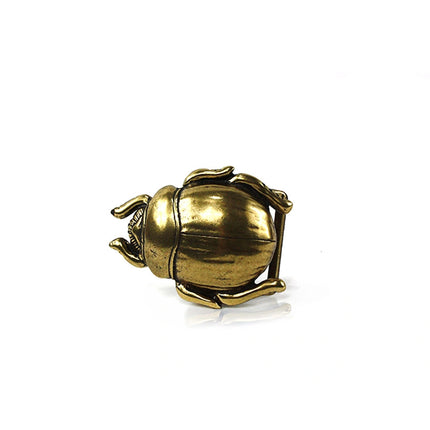 Hebilla para Cinturón de Escarabajo Egipcio | Estilo Místico en Plata Vieja - CJ3450/1