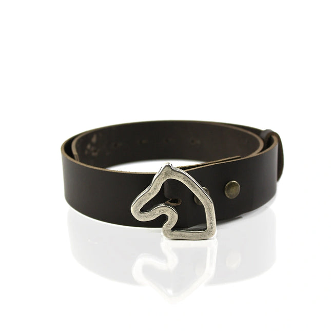 detalle bronce hebilla cinturon caballo contorno dorado — ref. CJ63731/3