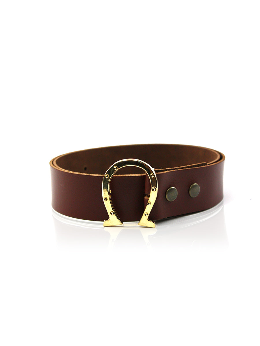 detalle oro viejo cinturón de piel dorado para unisex — ref. CJ63729/3