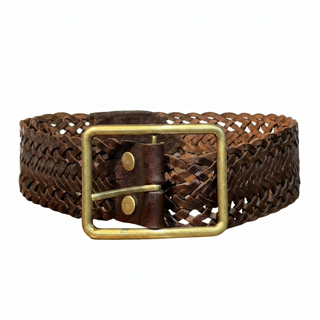 Cinturón de Piel Marrón para Unisex | Cj4509