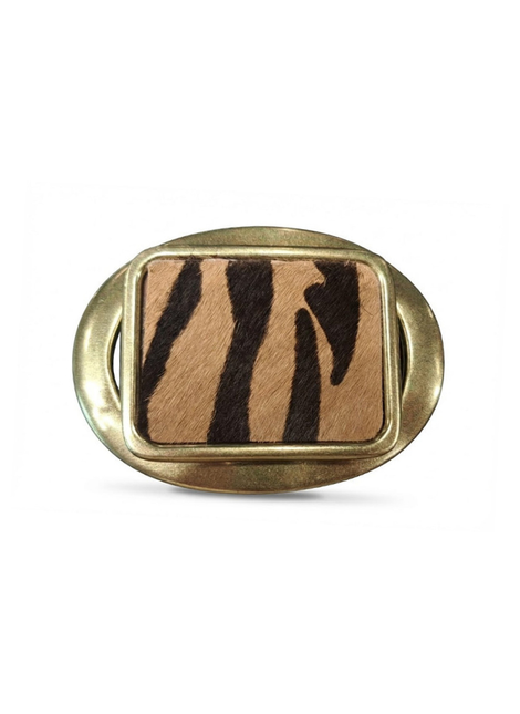 hebilla de piel para unisex vista frontal — CJ3591