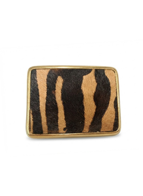hebilla de piel para unisex vista frontal — CJ3591
