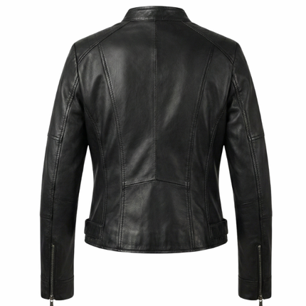 detalle chaqueta de piel para unisex — ref. CJ39801