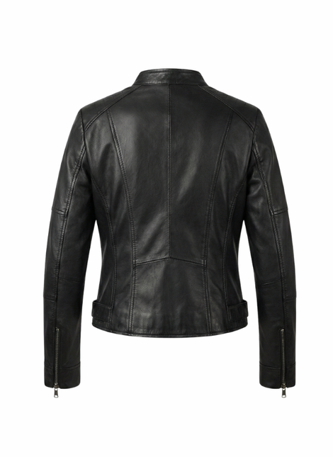 detalle chaqueta de piel para unisex — ref. CJ39801