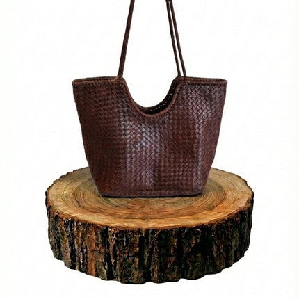 bolso shopper de piel dorado para mujer dorado vista frontal — CJ2355
