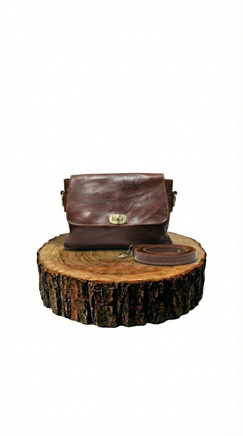 bolso de mano de piel dorado para mujer dorado vista frontal — CJ0092