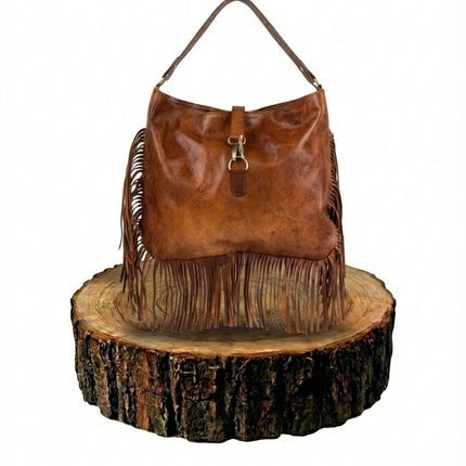 bolso shopper de piel dorado para mujer dorado vista frontal — CJ8851