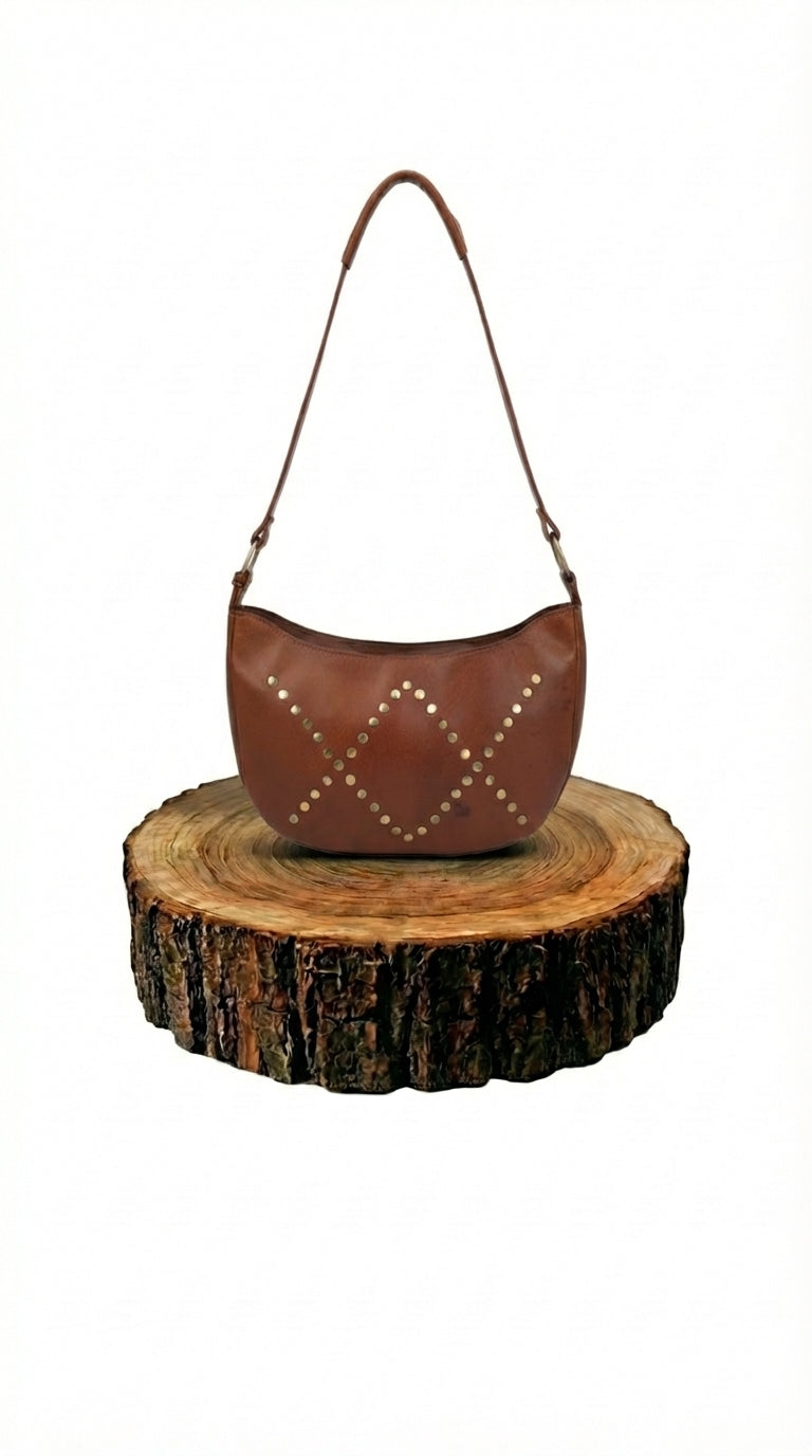 Bolso Shopper de Piel Marrón Claro para Mujer | CJ2005