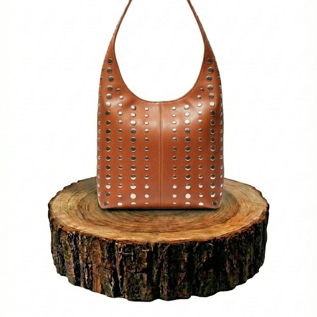 bolso shopper de piel marrón claro para mujer marrón claro vista frontal — CJ8860