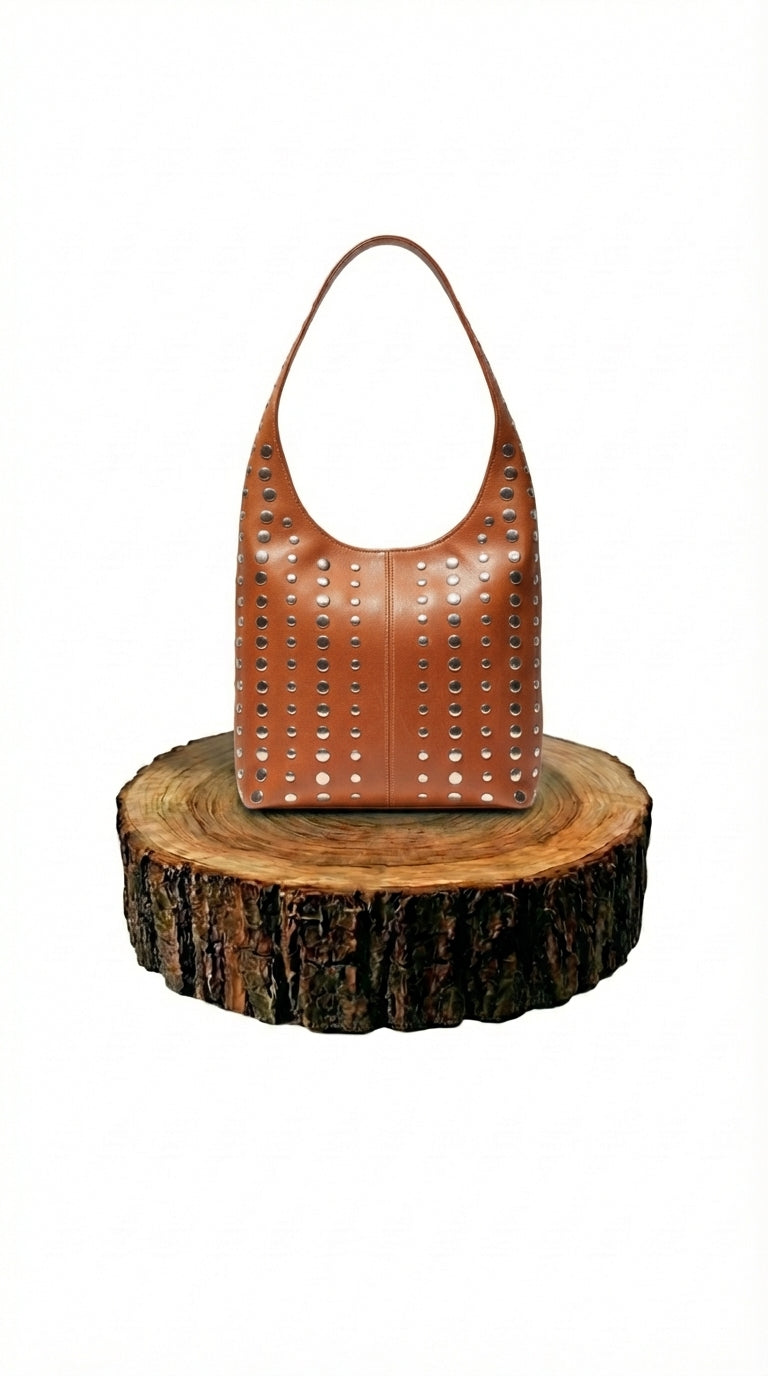 bolso shopper de piel marrón claro para mujer marrón claro vista frontal — CJ8860