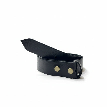 vista 3 marrón oscuro cinturón de piel marrón oscuro para unisex — CJ4401