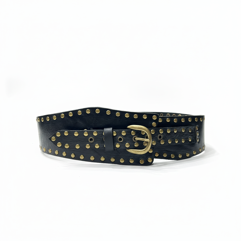 Cinturón de Piel Negro Unisex | CJ1125