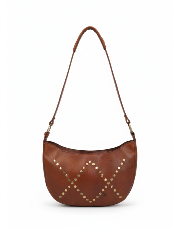 detalle marrón claro bolso shopper de piel marrón claro para mujer — ref. CJ2005