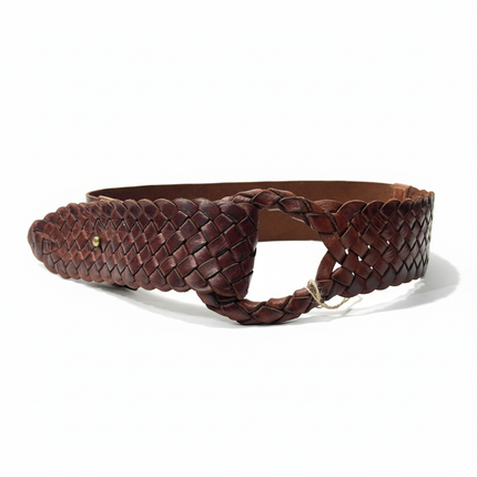 detalle negro cinturón de piel negro para unisex — ref. CJ5046