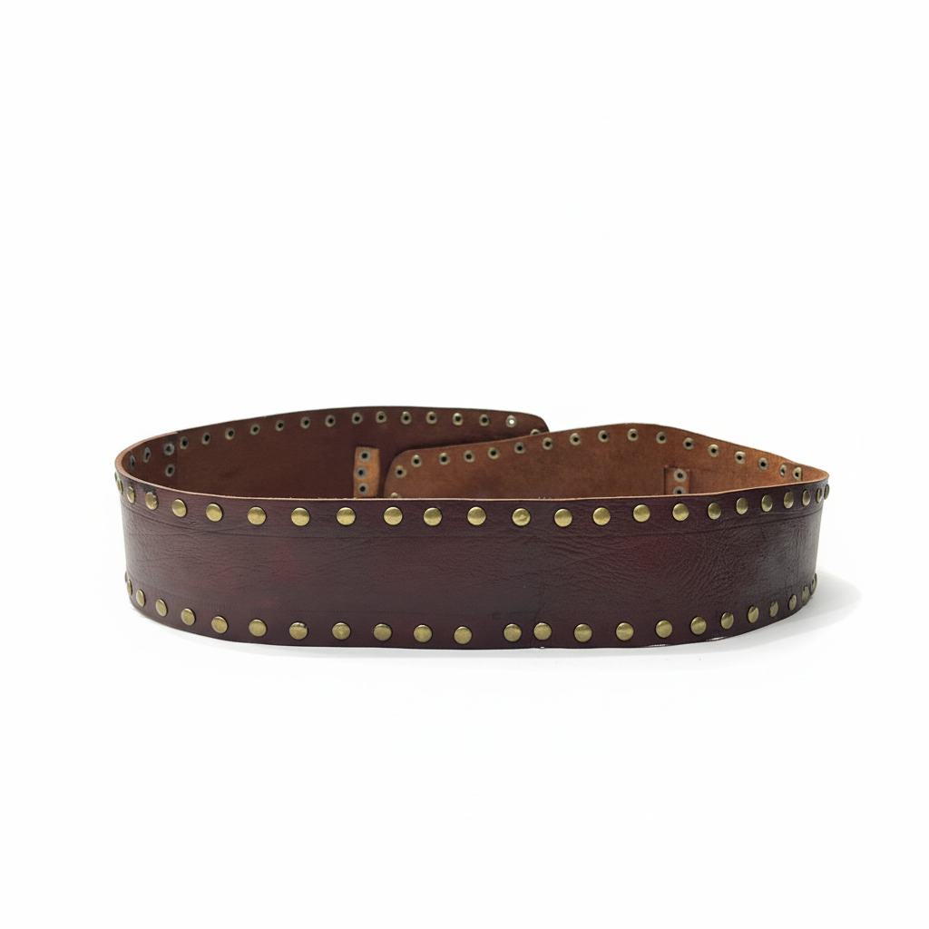 vista 3 negro cinturón de piel negro para unisex — CJ1125