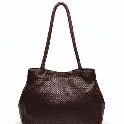 vista 3 dorado bolso shopper de piel dorado para mujer — CJ10006