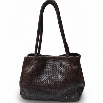 detalle dorado bolso shopper de piel dorado para mujer — ref. CJ10006