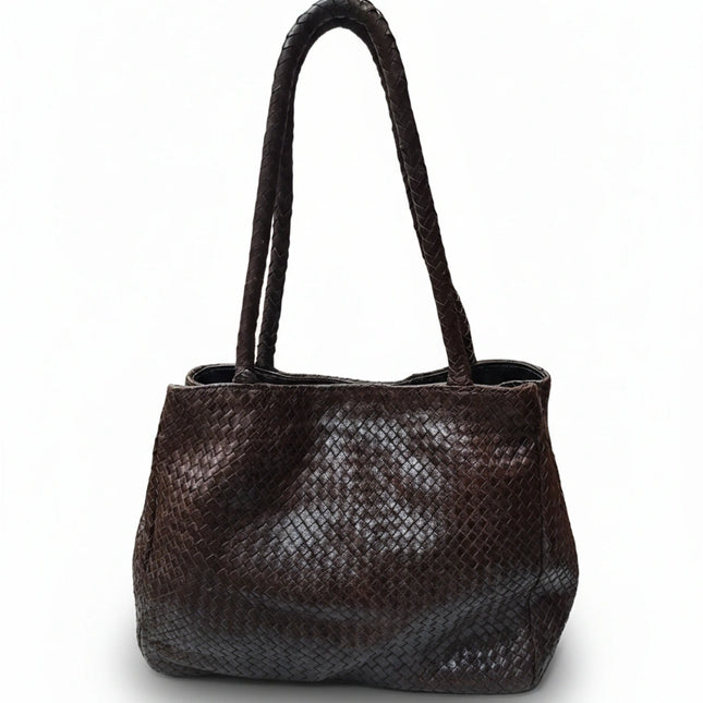 detalle dorado bolso shopper de piel dorado para mujer — ref. CJ10006