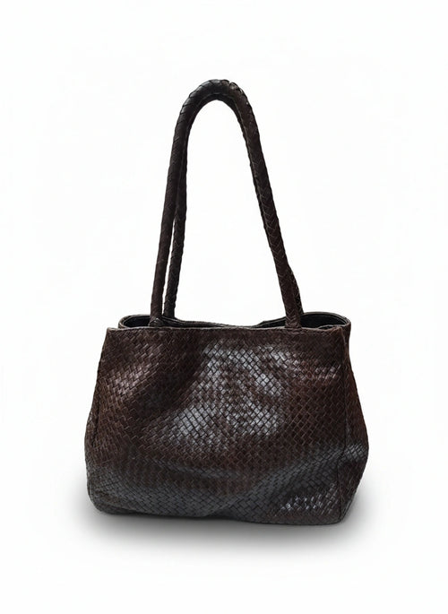 detalle dorado bolso shopper de piel dorado para mujer — ref. CJ10006