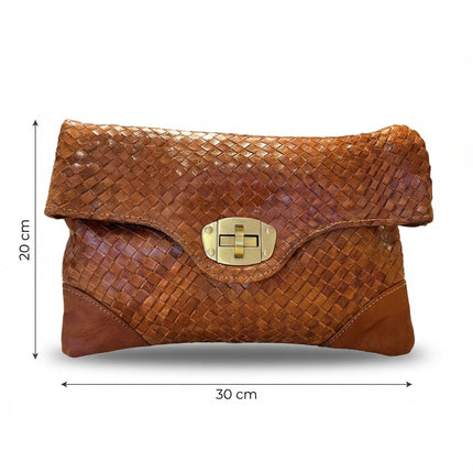 vista 8 dorado bolso shopper de piel dorado para mujer — CJ2259