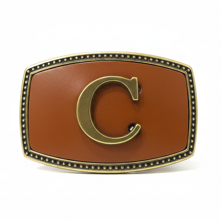 Hebilla de cinturón con letras - CJ3947