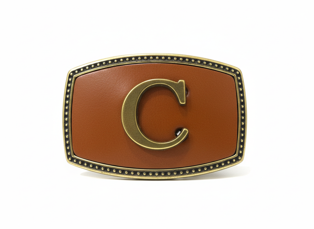 Hebilla de cinturón con letras - CJ3947