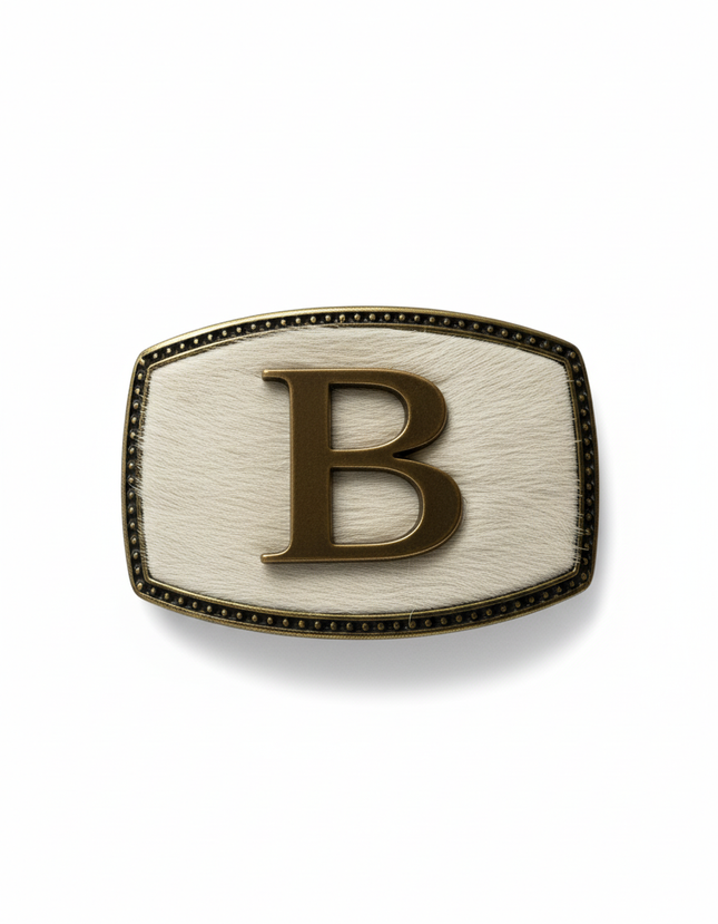 Hebilla de cinturón con letras - CJ3947