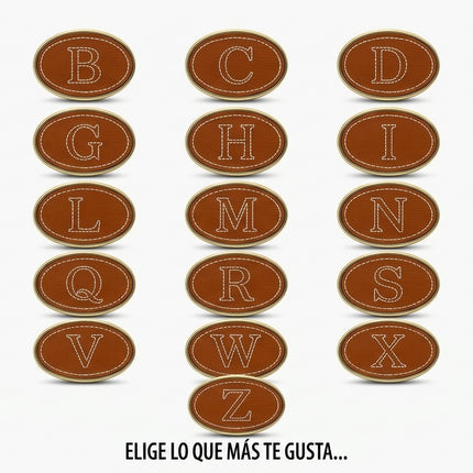 detalle b hebilla de cinturon con letras 2 — ref. CJ3610