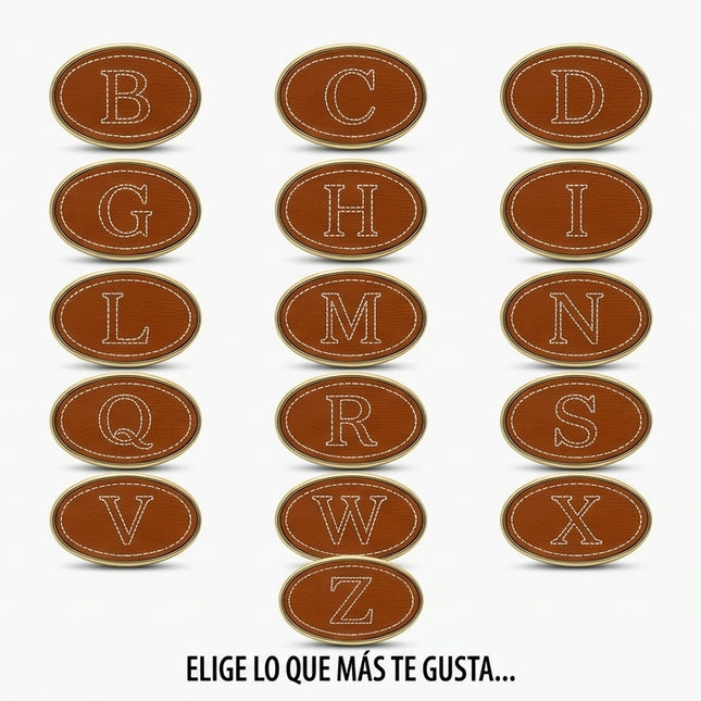 detalle b hebilla de cinturon con letras 2 — ref. CJ3610