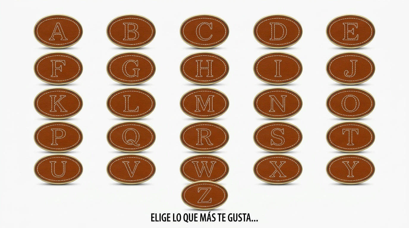 detalle b hebilla de cinturon con letras 2 — ref. CJ3610