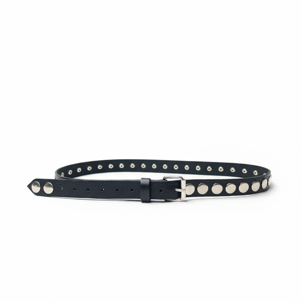Cinturón de Piel Negro para Mujer | CJ0888